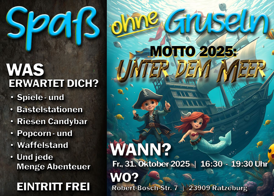 Spass ohne gruseln<br />
Halloween 2023